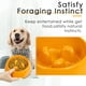thumbnail image 2 of Comedero lento naranja para perros y gatos, cuenco antideslizante que fomenta una alimentación más pausada, cuenco interactivo de melamina para reducir la hinchazón., 2 of 5