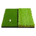 thumbnail image 1 of S SERENABLE Golf Hitting Mat Foldable Portable Driving Range Pad Green Home Office Games Two Piece, 1 of 9