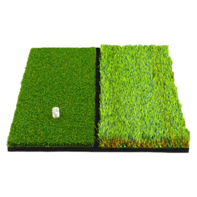 S SERENABLE Golf Hitting Mat Foldable Portable Driving Range Pad Green Home Office Games Two Piece