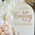 thumbnail image 1 of A Little Bunny is On The Way Sign Balloon Arch Decor Sticker，Baby Shower Party Rabbit Themed Decal Sign，Gender Reveal Party Decorations, for Spring Easter Rabbit Themed Baby Shower, 1 of 8