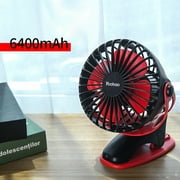 Yoobao Y-F04 USB Fan Rechargeable Handheld Mini Fan Clip Desktop 4-level Small Fans Electrical Fan Blue 6400mAh