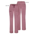 thumbnail image 5 of Adar Pro Heather Scrubs For Women - Slim Fit Tapered Scrub Pants - P4100H - Heather Wine - 3X, 5 of 7