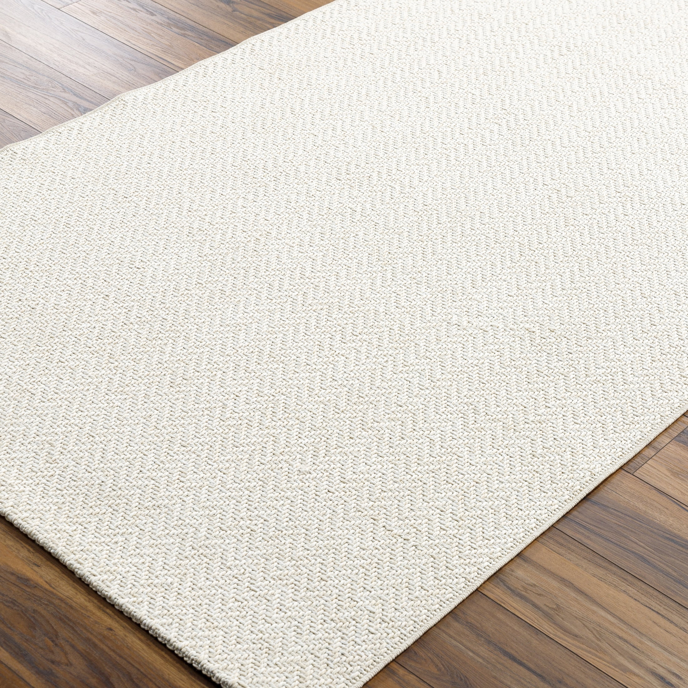 Livabliss x Becki Owens Birdie Neutral Indoor/Outdoor Area Rug,3'10" x 5'7",Cream