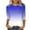 Purple, variant on gakvbuo Petite Tops For Women Tops 3/4 Sleeve Pullover Shirts Cold shoulder Tunic Tops Crewneck Slim Fit Half Sleeve off shoulder Graphic Tshirts Gradient Blouse Tops