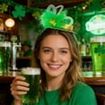 thumbnail image 4 of TanSiDing St. Patrick's Day Headband, Irish Party Hat, Green Festival Accessory for Adults, St. Patty's Parade Decor, Unisex Elastic Hairband, Holiday Celebration Prop, 4 of 6
