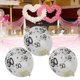 thumbnail image 5 of 10 Uds. Globo transparente de látex con patrón Nnumber 50 para decoración de fiesta de cumpleaños, aniversario de boda, lentejuelas doradas, 5 of 5