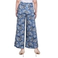 thumbnail image 3 of NY Collection Women's Petite Pull On Palazzo Pants, 3 of 4