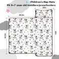 thumbnail image 5 of Cow and Spot White Pattern Teens Toddler Nap Mat with Pillow, Sleeping Mat Bag for Preschool Daycare 50"x20", 5 of 6