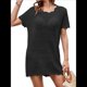 thumbnail image 1 of Traje de Baño de Ganchillo para Mujer 2025, Vestido de Punto de , Ropa de Verano Negro M, 1 of 10