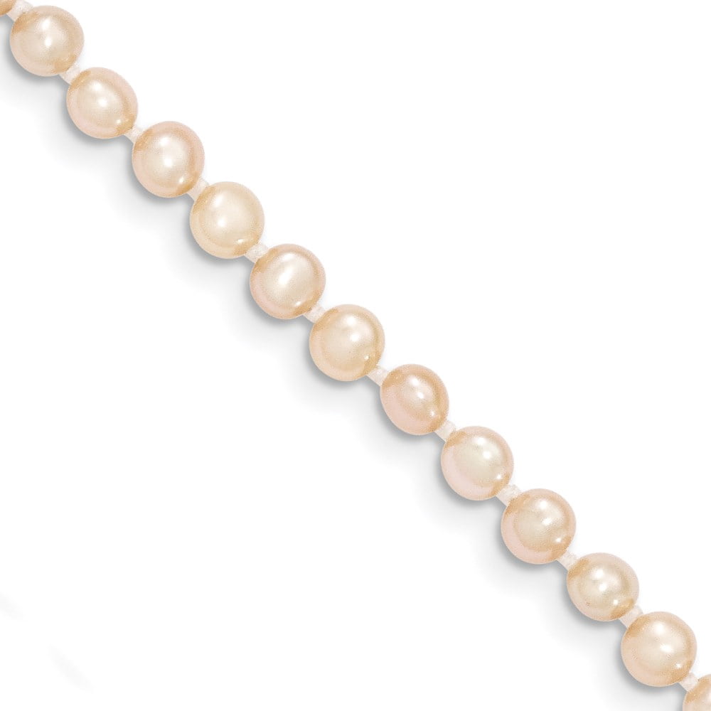 Diamond2Deal 14k Yellow Gold 3-4mm Pink 