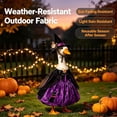 thumbnail image 5 of 23 Inch Halloween Goose Costume, Witch Cape & Hat Set for Porch Decor for Halloween Thanksgiving, Yard Garden Ornament, 5 of 8