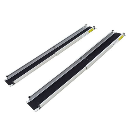 5' Adjustable Wheelchair Telescoping Track Ramps