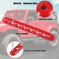 thumbnail image 6 of 5pcs Red Exterior Door Handle Decoration Strip Trim with Push Button Cover for Jeep Wrangler 4 Door 2007-2018, 6 of 6