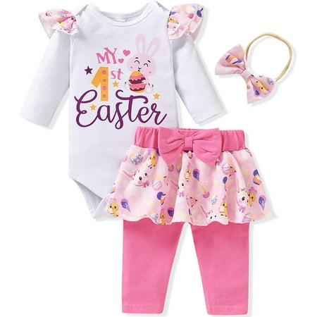 

Infant Baby Girls Easter Outfit