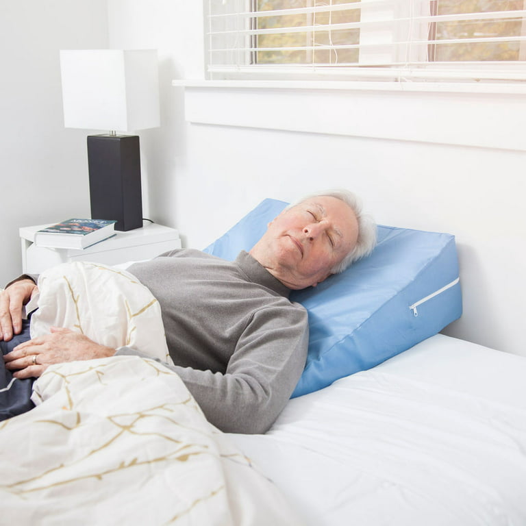 DMI Wedge Pillow, Leg Pillow, Bolster Pillow, Incline Pillow for Leg Elevation, Snoring, Circulation, Pregnancy, Sciatica, Leg Rest or Foot