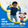 thumbnail image 4 of Disney Junior Mickey Mouse Head to Toes Mickey Mouse Feature Plush Stuffed Animal, Motion, Sounds, and Phrases, Officially Licensed Kids Toys for Ages 3 Up, Gifts and Presents, 4 of 9