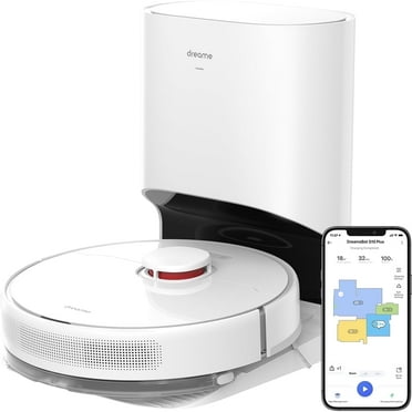 Dreame Robot Vacuum and Mop Combo,45Days of Dust Auto-Empty,4000Pa Suction,LiDAR Navigation,D10 Plus