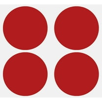 Royal Green Color-Coding Labels 75MM (7.5CM) Red Stickers Dots 3 Inch - 40 Pack