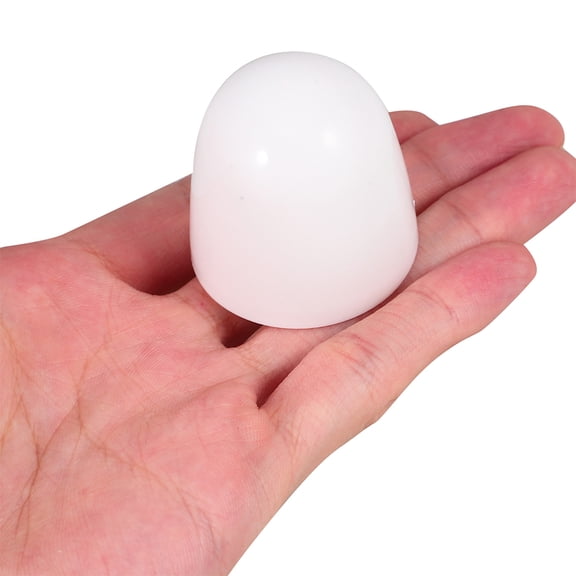 Homoyoyo White Plastic Toilet Bolt Caps, Bathroom Hardware Covers, Easy Installation, 6 Sets for Secure and Clean Fixture