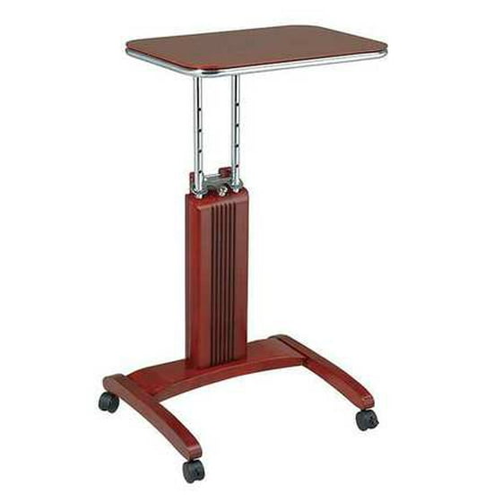 Office Star Psn627 Laptop Cart Wood Cherry 20 In H Com