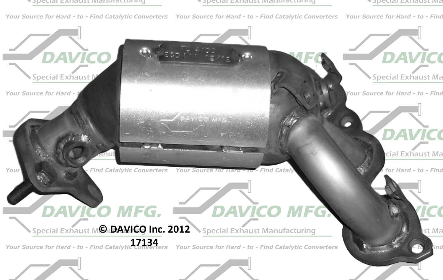 Davico Mfg 17134 Direct-Fit Catalytic Converter - Manifold