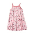 thumbnail image 2 of Cethrio Nightgowns for Girls, Comfy Sleeveless Printed Lightweight Summer Sleepshirts Pink Size 7 T, 2 of 4