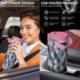 thumbnail image 5 of 30oz Handheld Travel Tumbler with Handle – Double Wall Stainless Steel Insulated Cup, Flip Straw Lid, Leak-Proof & BPA-Free for Hot and Cold Drinks – Durable Coffee & Juice Mug Pink, 5 of 7