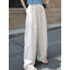 thumbnail image 1 of En stock, camiseta elegante adelgazante de manga corta blanca para mujer, top informal de cuello redondo, línea de hueso adelgazante de verano, 1 of 4