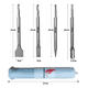 thumbnail image 5 of Kit de Cinceles SDS para Taladro Rotomartillo 25 cm 4 Pzs BLOOSOM, 5 of 5