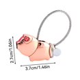 thumbnail image 3 of VONKY 2 Pieces Keychain Pendant Fashion Keyring Decoration Craft Couple, 3 of 6