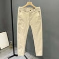 thumbnail image 6 of Mifsaly Chino Pants for Men Straight Leg Slim Fit Stretch Tapered Trousers Business Casual Pant with Pockets XL, 6 of 9