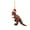 D, variant on Christmas Decorations, 1 Pack Car Mirror Flat Pendant Decoration Car Ornament Gift Christmas Dinosaur Statue Craft Pendant Car Accessories Decoration A