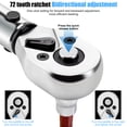 thumbnail image 3 of 21pcs Bicycle Repair Tool Sets 1/4 inch 2-24N.m Torque Wrench Pre Set Torque Adjustable S2&CR-V Material Wrench for Bicycles 72 Tooth Click Torque Wrench Toolbox Package, 3 of 8