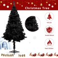 thumbnail image 3 of Árbol de Navidad Adiwiid Halloween negro 150 cm PVC, 3 of 7