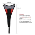 thumbnail image 3 of Protector de cuadro para entrenamiento de bicicleta, tejido transpirable, ROCKBROS, negro y rojo, 3 of 8