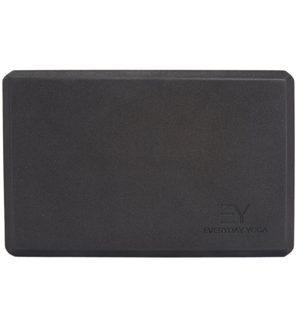Everyday Yoga High-Density Foam Block, Lightweight & Durable with Smooth Beveled Edges