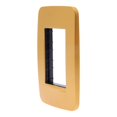 thumbnail image 2 of Placa 3 Modulos Estévez Niessen Oro Plastico, 2 of 3