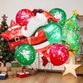 thumbnail image 1 of Set de globos navideños, 7 piezas: Papá Noel, árbol de Navidad y estrella, 1 of 2