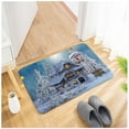 thumbnail image 2 of DPTALR Noël Dessin Animé Tapis de Porte Absorbant Salon Cuisine Tapis de Sol, 2 of 2