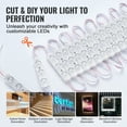 thumbnail image 3 of VEVOR 200PCS LED Storefront Lights, 103 ft DC 12V, LED Module Lights, 2835 SMD 3-LED 1.5W Window Lights with Tape Adhesive Backside, for Business Store Window Advertising Letter Signs, 3 of 9