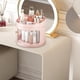 thumbnail image 1 of Caja organizadora de maquillaje perfecl visible grande rosa para baño y cosméticos, 1 of 8