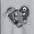 thumbnail image 3 of The Nightmare Before Christmas - Jack And Sally Love Eternal - Men's Long Sleeve T-Shirt, 3 of 5