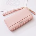 thumbnail image 1 of Womens Wallet Tassel Bifold Ladies Cluth Wristlet Wrist strap Long Purse, 1 of 4