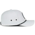 thumbnail image 4 of Signatures Men's Performance Golf Hat, Snapback, One Size, White, 4 of 8