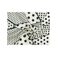 thumbnail image 3 of INSPIRE CHIC Women's 50cm Square Scarf Vintage Retro Polka Dots Head Neck Scarves Neckerchief Black White 19.69*19.69 inch, 3 of 5