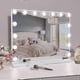 thumbnail image 1 of Hollywood 15 Led Lighted Makeup Mirror Light - 3 Adjustable Lights - Usb Rechargeable - - White - 58 X 46 Cm (only Light Bulbs), 1 of 4
