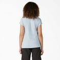 thumbnail image 2 of Dickies Women's Cooling Short Sleeve Pocket T-Shirt, Fog Blue, 2X, 2 of 5