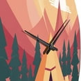 thumbnail image 5 of Designart "Nature s Camp Outdoor Adventure" Countryside Oversized Wall Clock, 5 of 5
