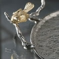 thumbnail image 6 of A&B Home Handles and Birds Adorning Aluminum Serving Platter Tray, 6 of 6