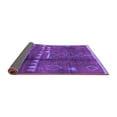 thumbnail image 2 of Ahgly Company Indoor Square Solid Purple Modern Area Rugs, 4' Square, 2 of 4